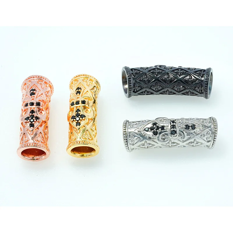 Fashion Beads Micro Pave Spacers CZ Cubic Zirconia Jewellry