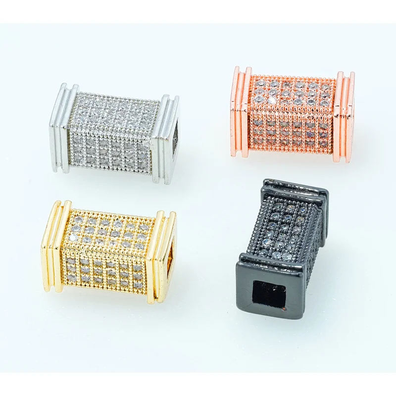 Fashion Beads Micro Pave Spacers CZ Cubic Zirconia Jewellry