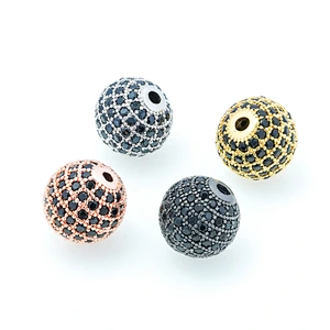 Fashion Beads Micro Pave Spacers CZ Cubic Zirconia Jewellry