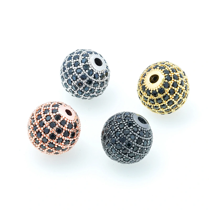 Fashion Beads Micro Pave Spacers CZ Cubic Zirconia Jewellry