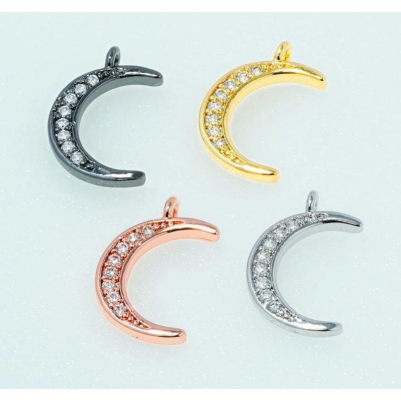 necklace pendants high quality cz with gold plated micro pave jewelry