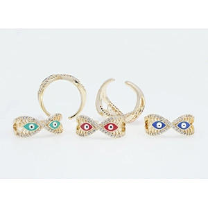 luxury ring for women wearing cz animal ring micro pave gold plated style
