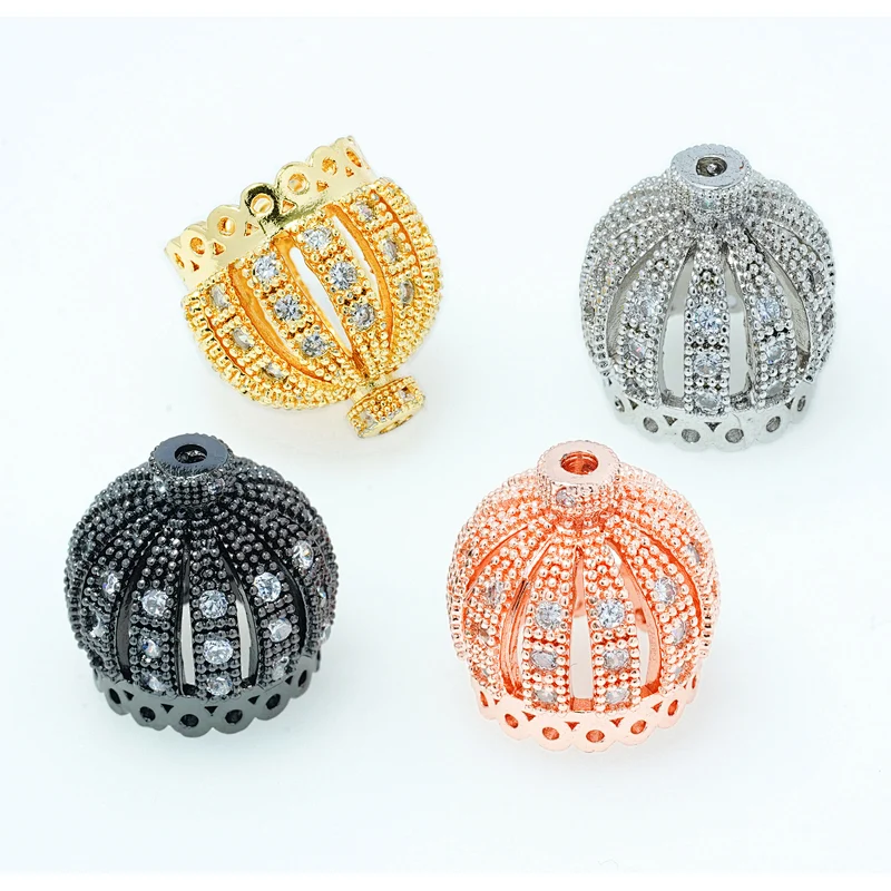 Fashion Beads Micro Pave Spacers CZ Cubic Zirconia Jewellry