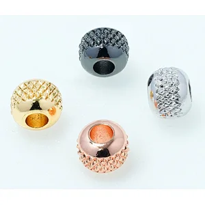Fashion Beads Micro Pave Spacers CZ Cubic Zirconia Jewellry