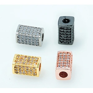 Fashion Beads Micro Pave Spacers CZ Cubic Zirconia Jewellry