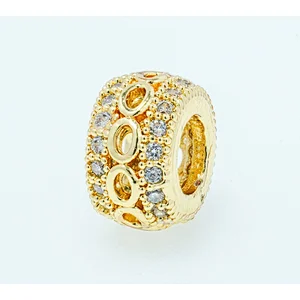 Fashion Beads Micro Pave Spacers CZ Cubic Zirconia Jewellry