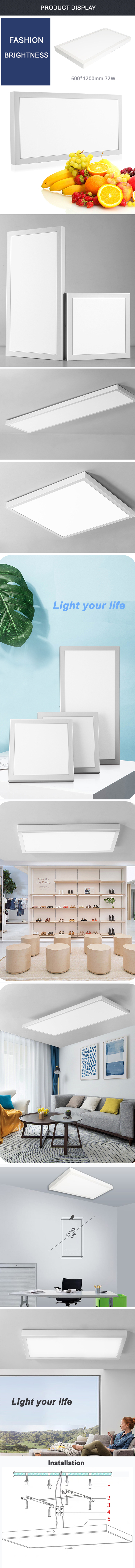 600x1200mm led panel light