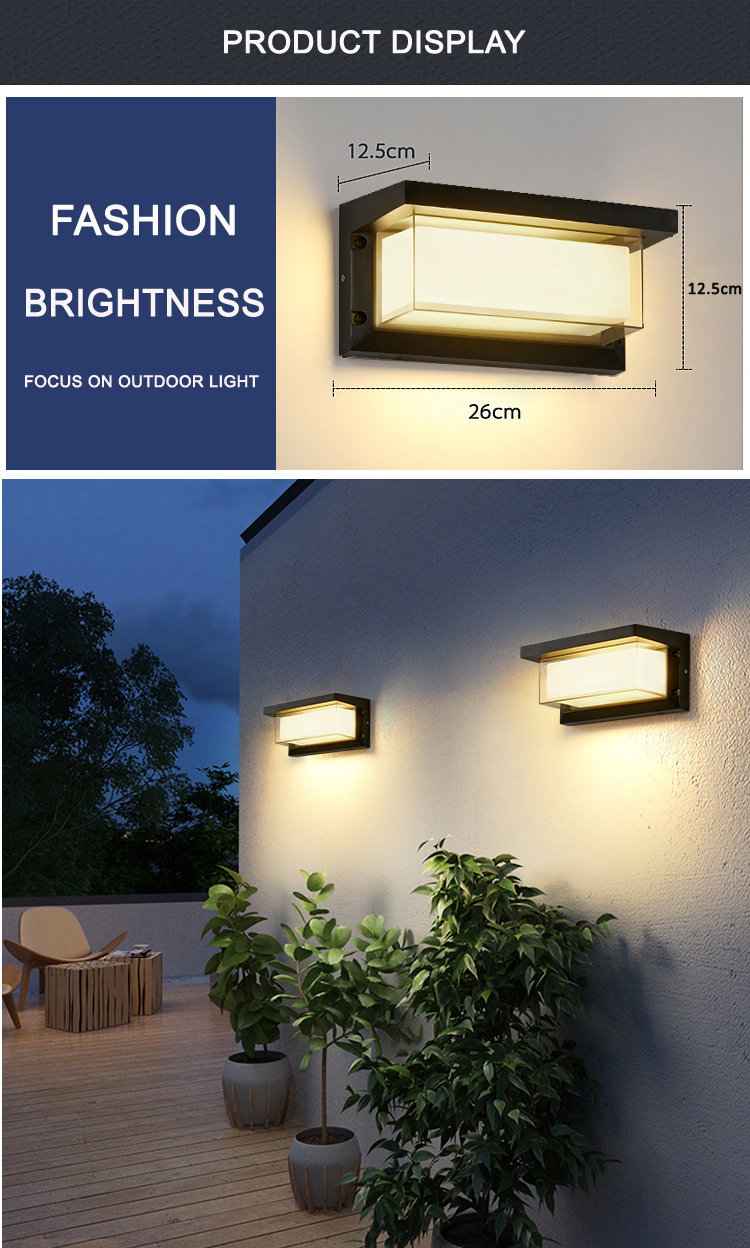 Outside wall lights