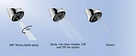 3F Kitchen Faucet Spray Head with 360° Rotary Spray