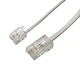 Telephone flat cable, RJ11 Male -RJ45 Male