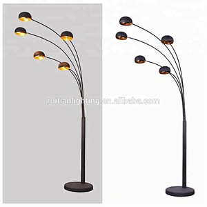 5 arc floor lamp for home decorative standing light with factory price