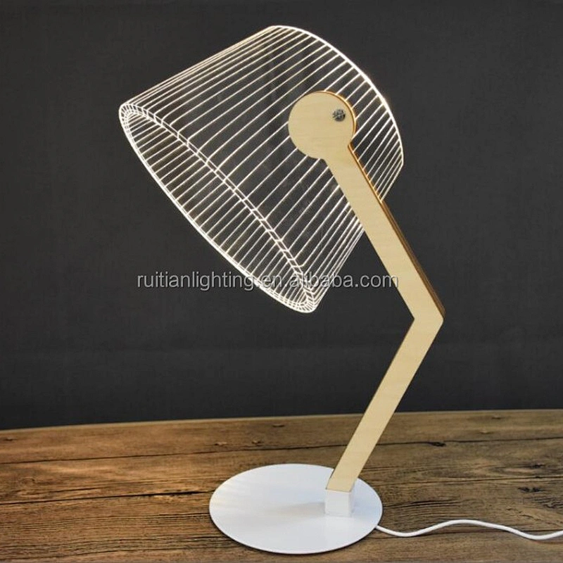 table mini led lamp acrylic table lamp desk light with custom design