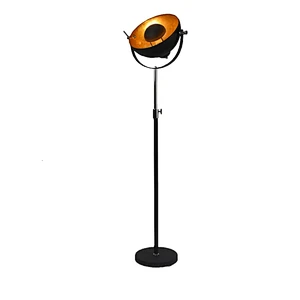 home stage vintage black golden sun floor lamp standing light