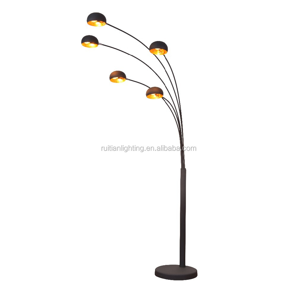 5 arc floor lamp for home decorative standing light with factory price
