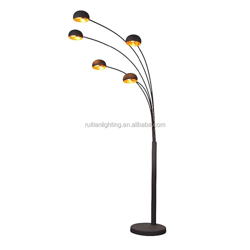 5 arc floor lamp for home decorative standing light with factory price