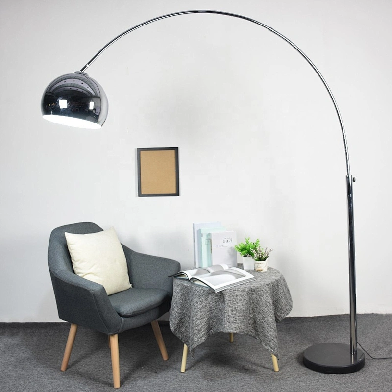modern fashion floor lamp arc fishing painting copper floor standing light