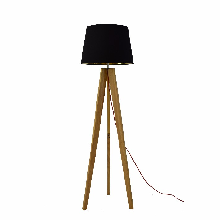 modern floor lamp tripod fabric shade floor lamp for living room standing lamp