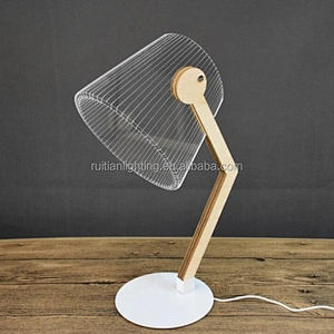 table mini led lamp acrylic table lamp desk light with custom design