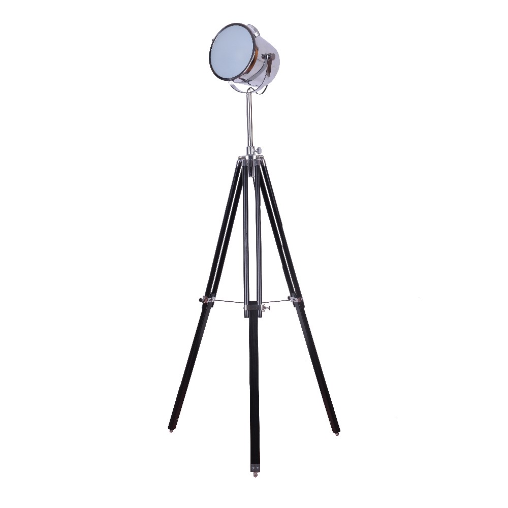 Chrome Shade Modern Home Floor Lamp Tripod stand light For office Living bed study Room