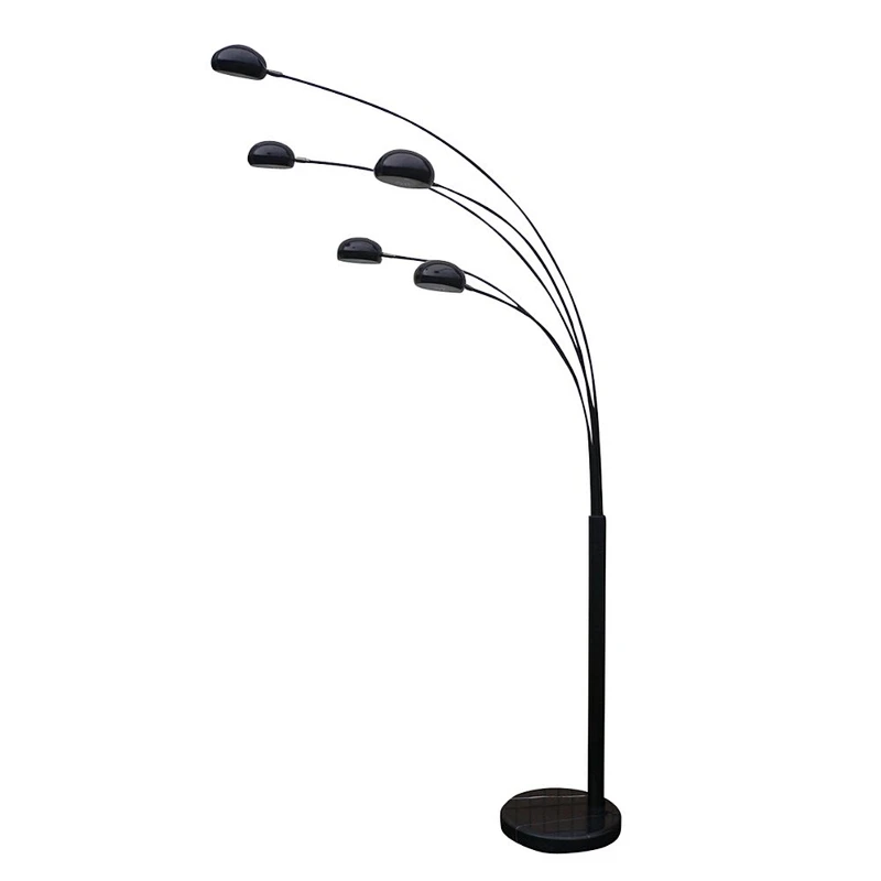 Spider Arc 5 Arm sofa Floor Lamp Standing Lighting With Black Gold Silver White