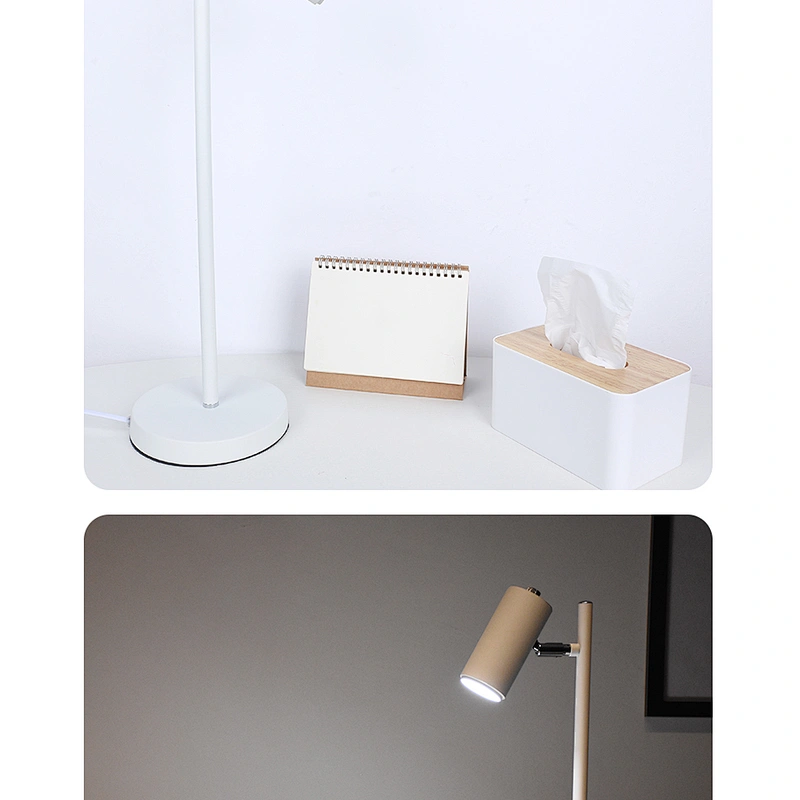 minimalism adjustable table lamp spotlight living room lamp black white grey desk light