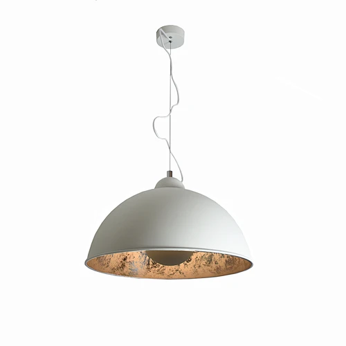 wholesale retro simple white home single metal pendant light hanging lamp