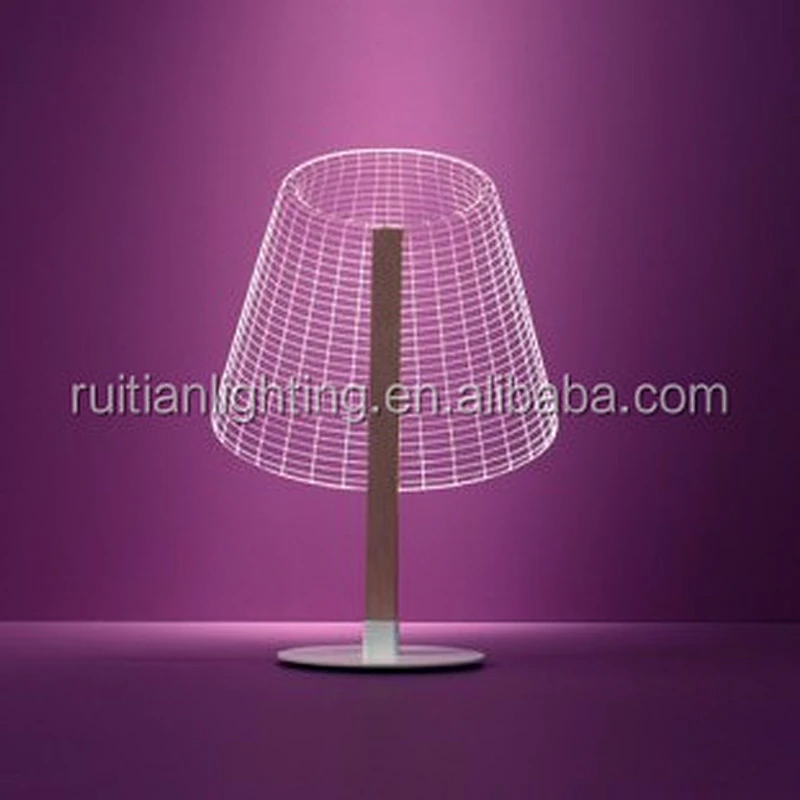 3D night light gift custom design table lamp desk light