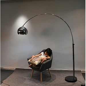 Metal stand Lamp 205cm Height arc tall floor lamps for home office hotel decoration