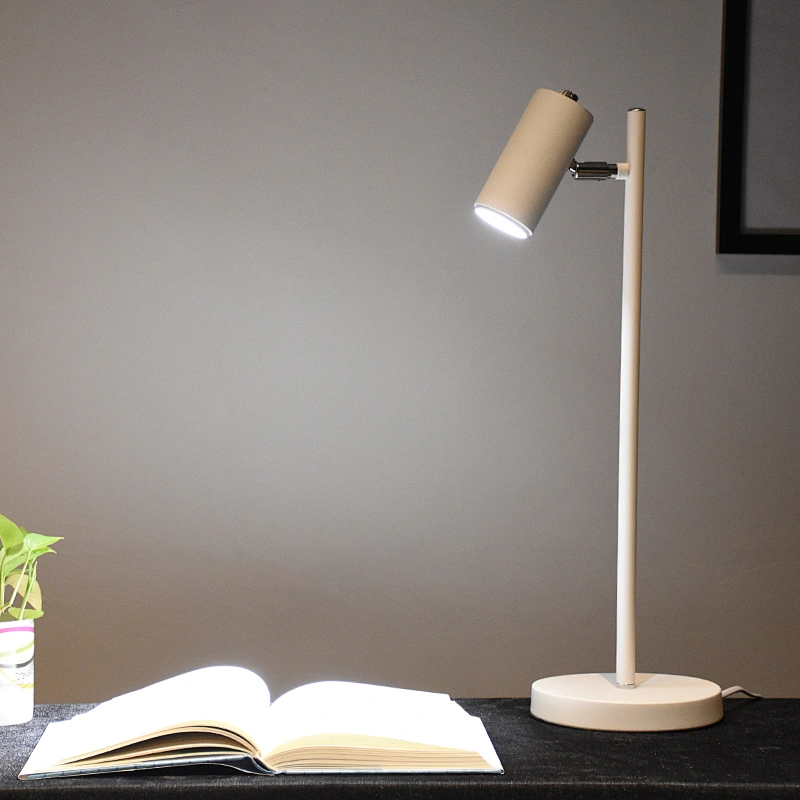 minimalism adjustable table lamp spotlight living room lamp black white grey desk light