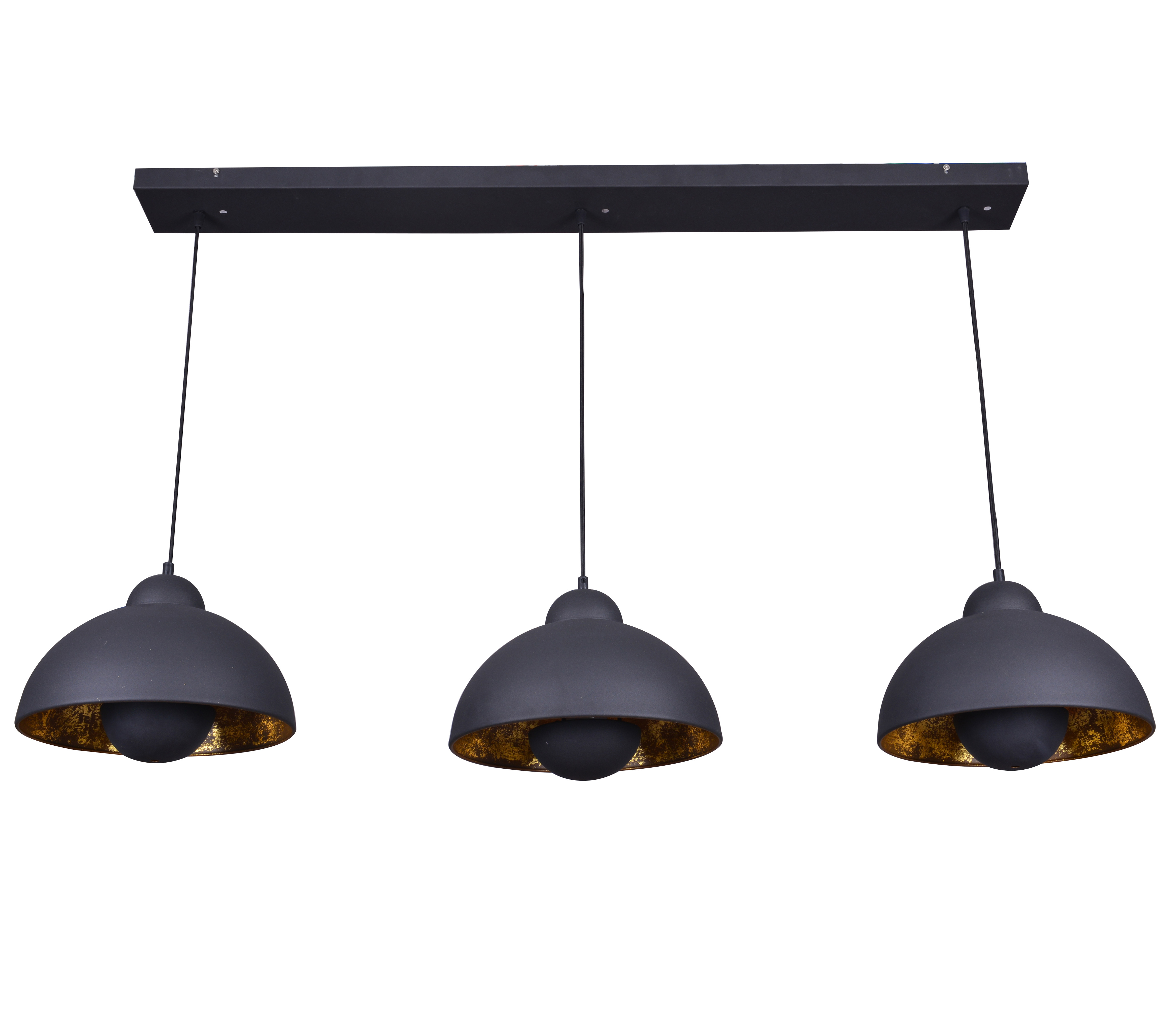 Metal Black Gold Loft Bar Ceiling Hanging Light Shade Retro Pendant Light