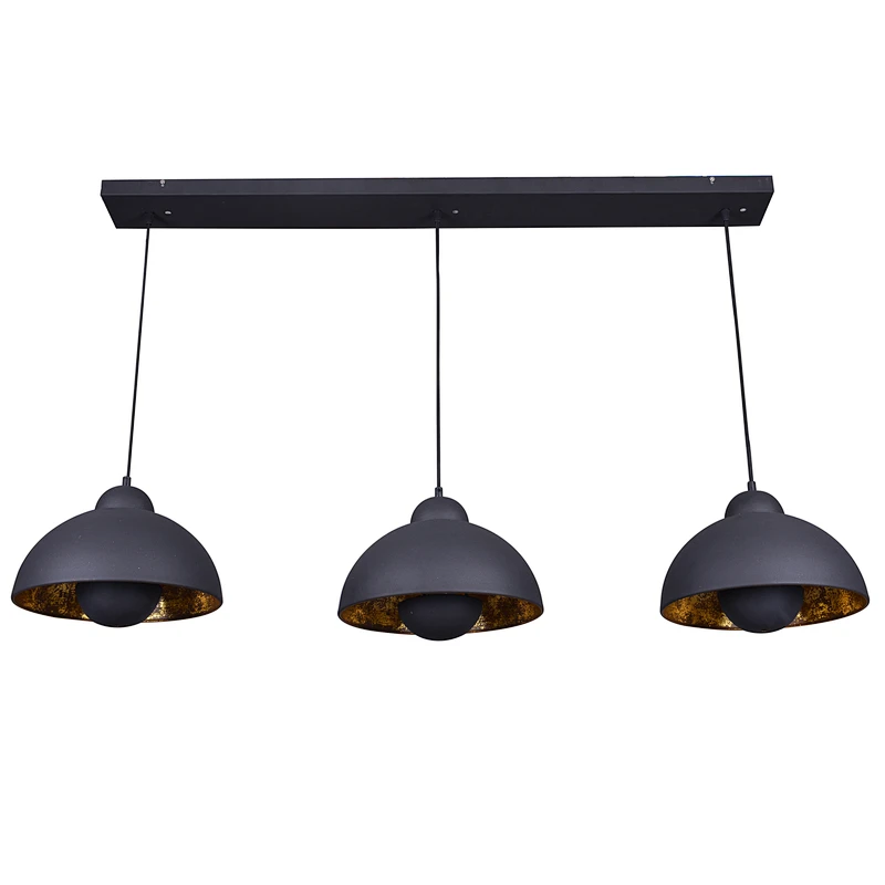 Metal Black Gold Loft Bar Ceiling Hanging Light Shade Retro Pendant Light