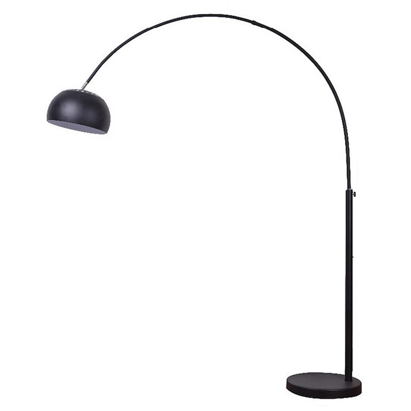 Copper arc floor stand light with rose gold color