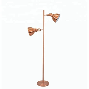 Wholesale price double arcs metal marble standing floor lamp for home hotel office decoration