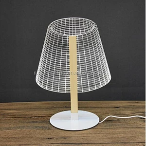 Transparent Acrylic 3D children table lamp desk light for study night light