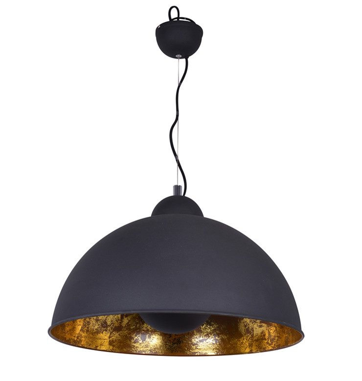 Retro restaurant bar black lights design lighting hanging antique industrial pendant lamp