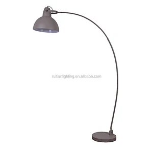 hotel indoor floor standing out black gold inner floor lamp