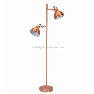rose gold floor lamp copper floor light stand lamp for home office hotel decoration