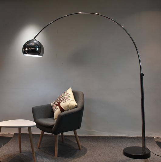 Metal stand Lamp 205cm Height arc tall floor lamps for home office hotel decoration