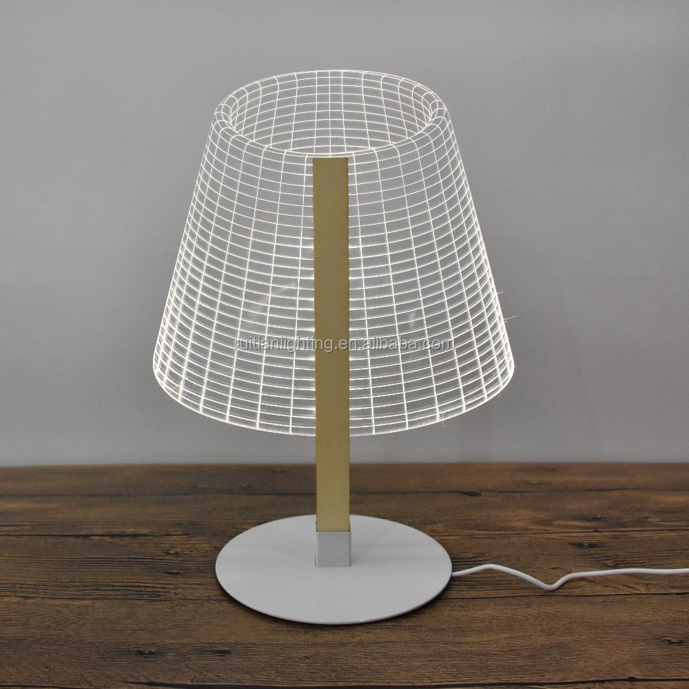 3D night light gift custom design table lamp desk light