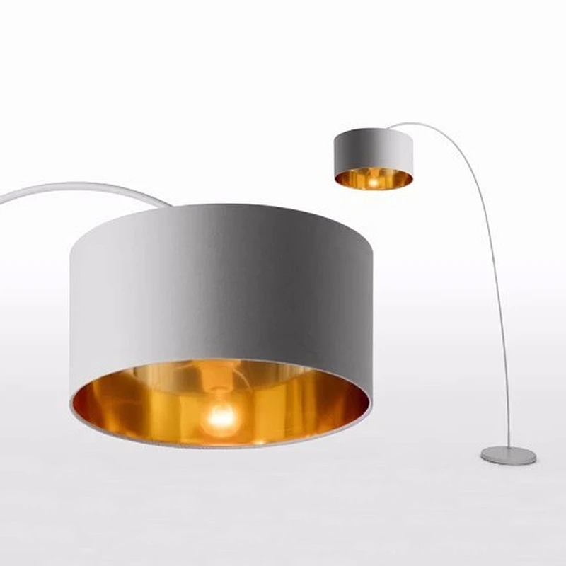 European modern decorative big fish floor lamp large stand light