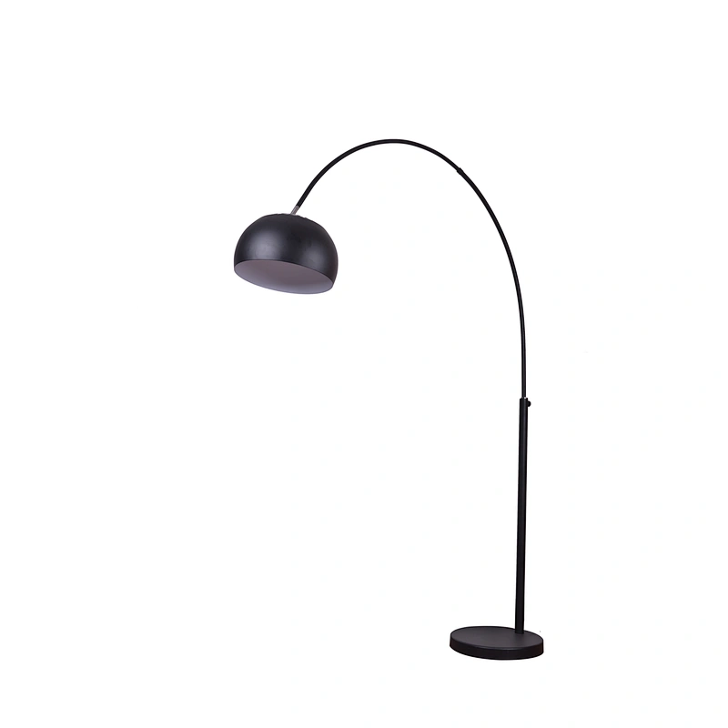 Arc fishing floor lamp