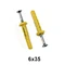 screw with nylon anchor