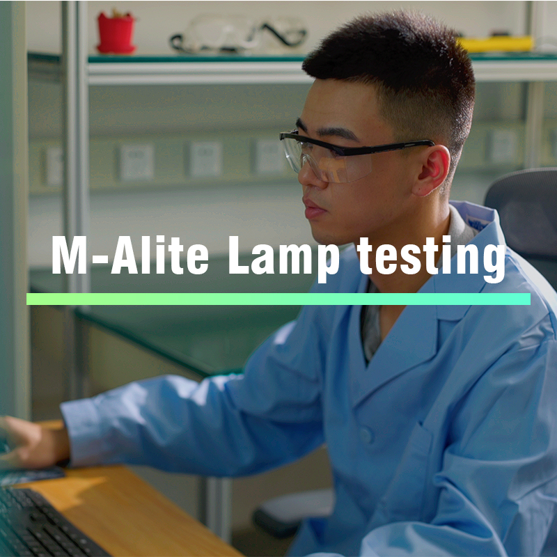 M-Alite Lamp Testing