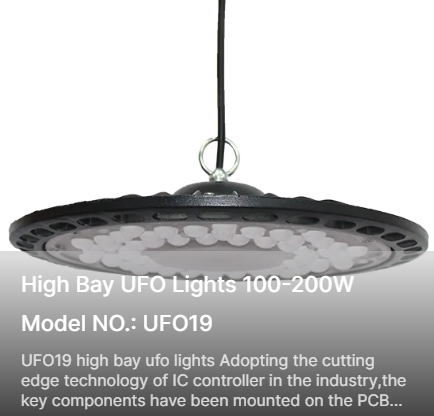 Lampada da 200 W UFO a LED ad alta baia