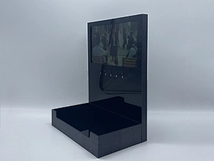 brochure holder Video box