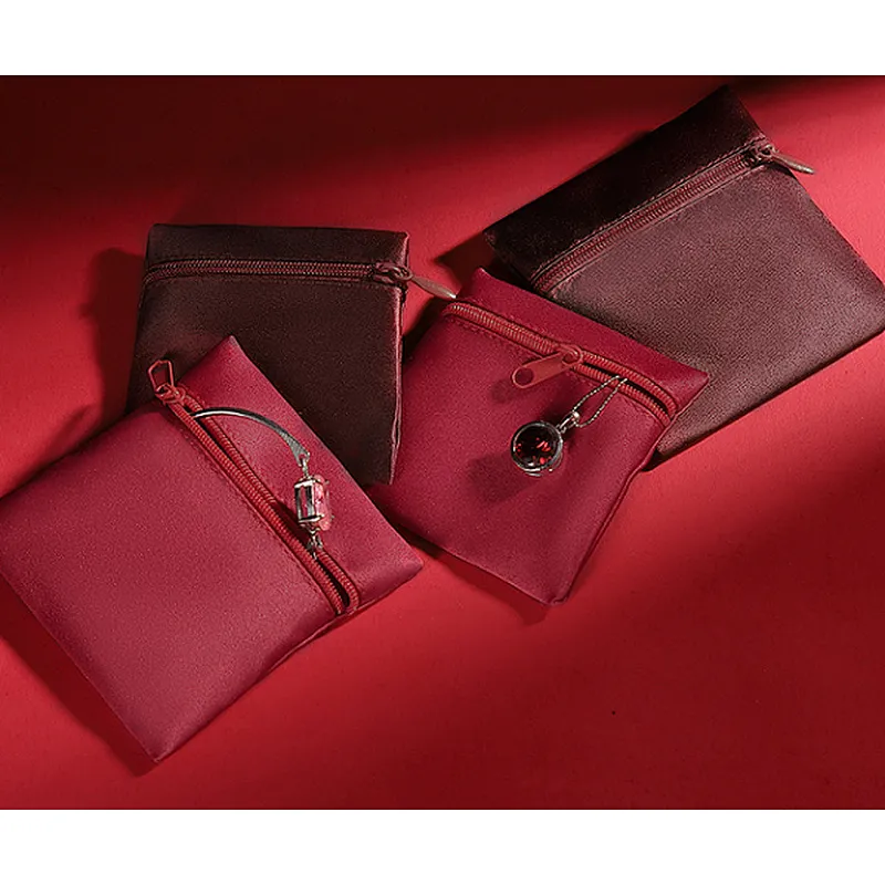 Microfiber Fabric Jewelry Bag Pouch