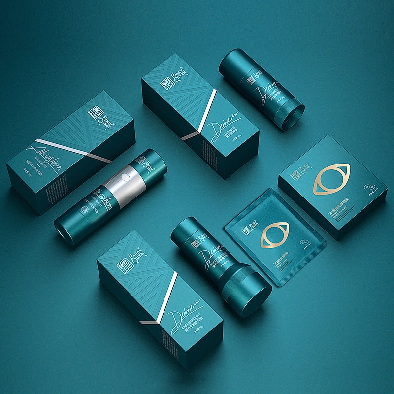 Cosmetic Packaging Box and Bags for Facial Mask Liquid Foundation Eye Cream