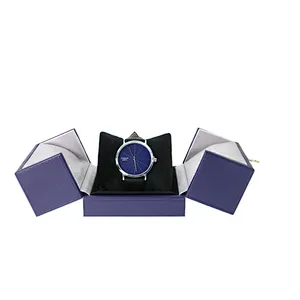 Button-down Double Open Jewelry Box
