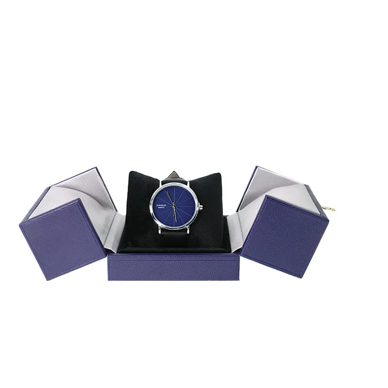 Button-down Double Open Jewelry Box