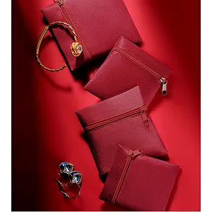 Microfiber Fabric Jewelry Bag Pouch